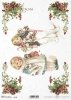 Papír decoupage vánoční dárky, děti, ...*papel decoupage navidad, niños, regalos ...*Papier Decoupage Weihnachten, Kinder, Geschenke ...